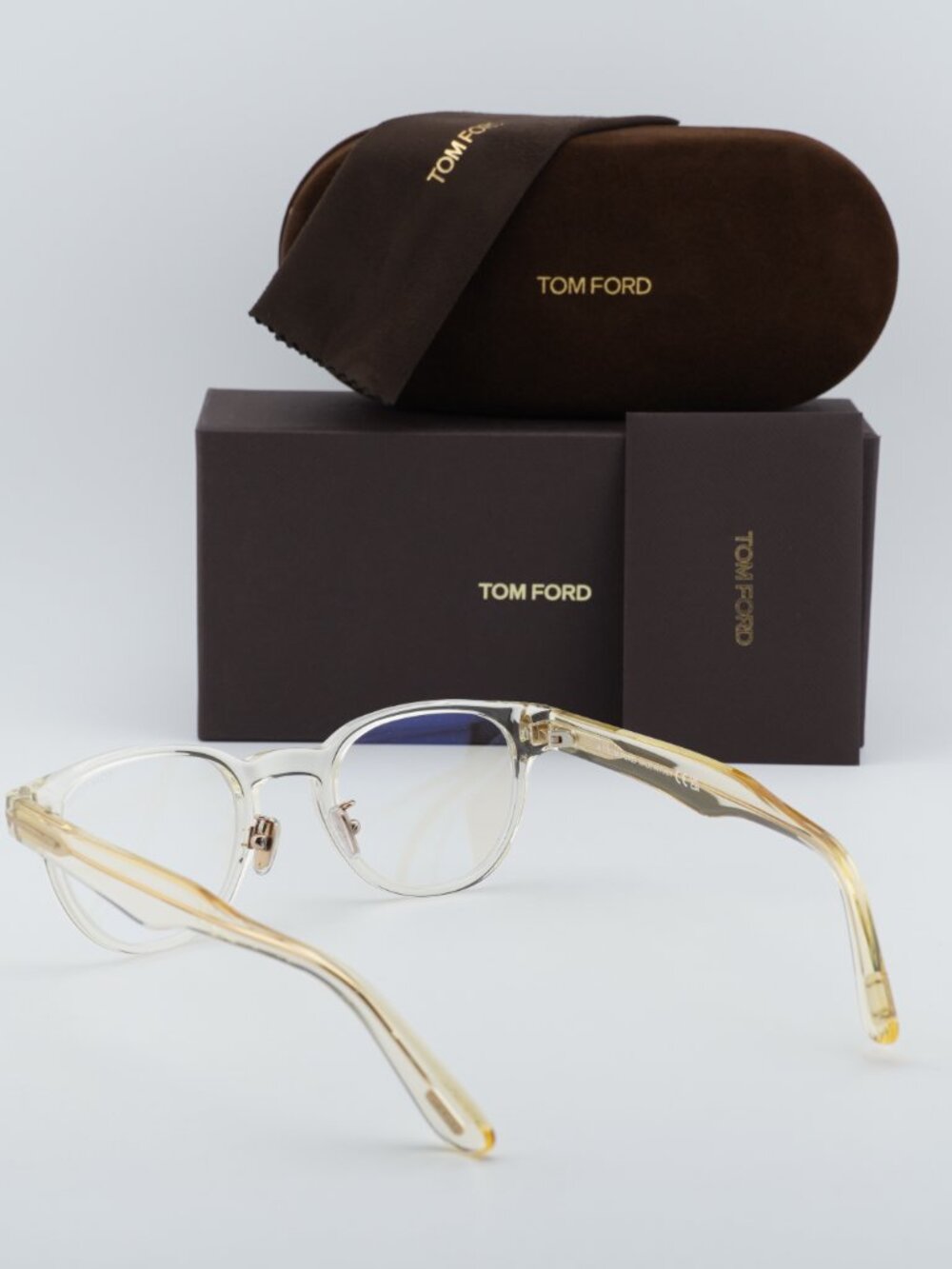 Tom Ford FT5783-D-B 039 Square Eyeglasses 47mm - Yellow/Blue Light Block - Picture 8 of 8